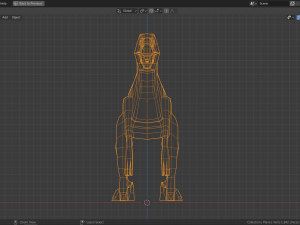low-poly velociraptor 3Dモデル