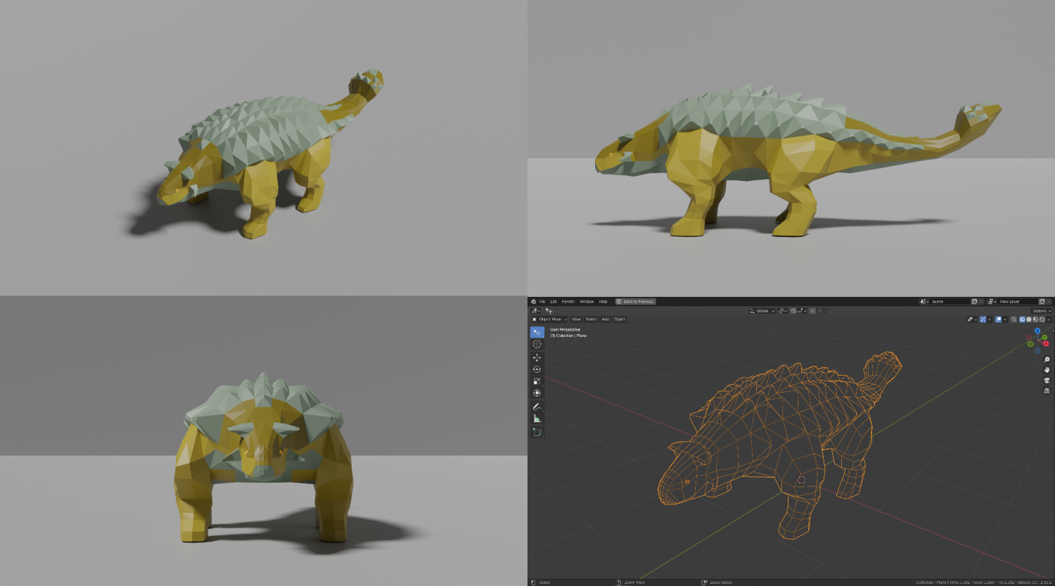 Dinosaur Bundle 2 - Dino Models for 3D-Printing | 3D Print Model