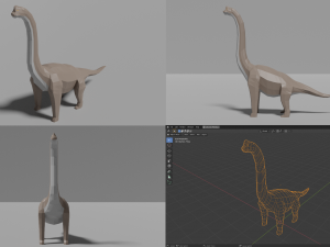 dinosaurs pack 3D Модель