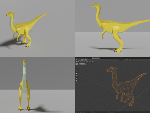 dinosaurs pack 3D Модель