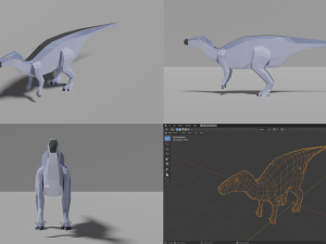 dinosaurs pack 3D Модель