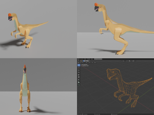 dinosaurs pack 3D Модель