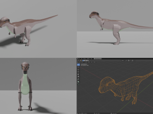 dinosaurs pack 3D Модель