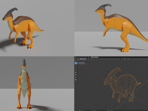 dinosaurs pack 3D Модель