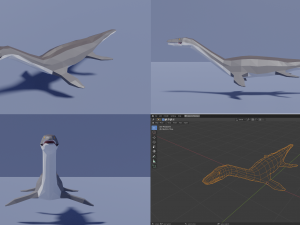 dinosaurs pack 3D Модель