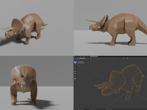 dinosaurs pack 3D Модель