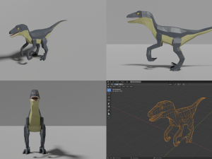 dinosaurs pack 3D Модель