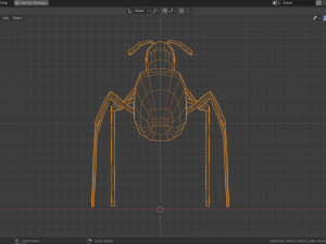 low-poly ant Model 3D