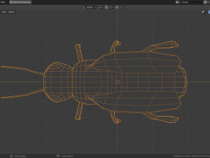 low-poly bee 3D Model