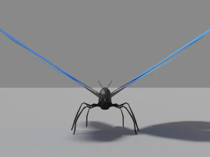 low-poly butterfly 3D Model