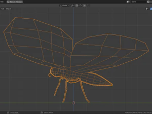 low-poly butterfly 3D Model