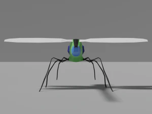 lib&eacute;lula de baja poli Modelo 3D