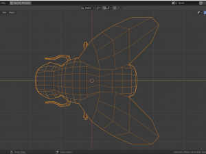 low-poly fly 3D-Modell