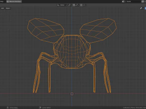 низкополигональная муха 3D Модель