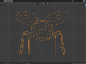 low-poly fly 3D-Modell