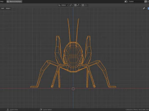low-poly grasshopper 3D Model