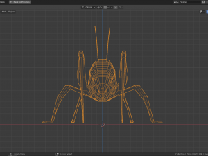 low-poly grasshopper Model 3D
