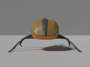 low-poly hercules beetle 3D Model