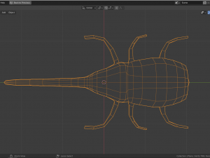 low-poly hercules beetle 3D Model