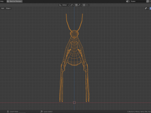 low-poly mantis Modello 3D