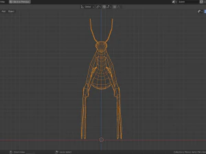 low-poly mantis 3D Model
