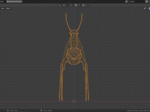 low-poly mantis Modello 3D