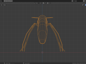 low-poly mosquito Model 3D
