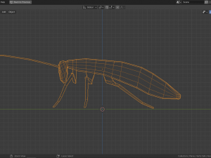 low-poly roach Modello 3D