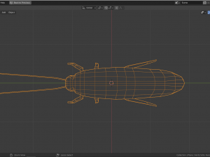 low-poly roach Modello 3D