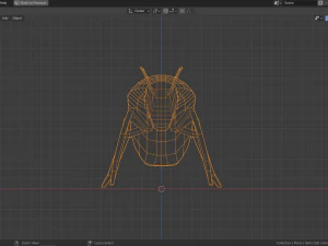 low-poly roach 3D Model