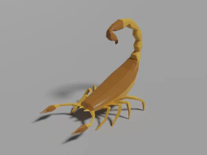 low-poly scorpion 3D Model