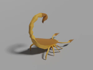 low-poly scorpion 3D Model