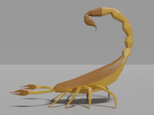 low-poly scorpion 3D Model