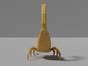 low-poly scorpion 3D Model