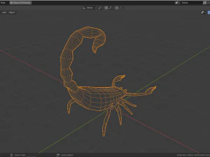 low-poly scorpion 3D Model