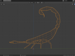 low-poly scorpion Model 3D