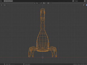 low-poly scorpion Model 3D