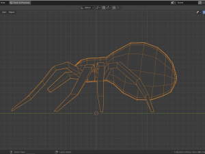 low-poly spider 3D Model