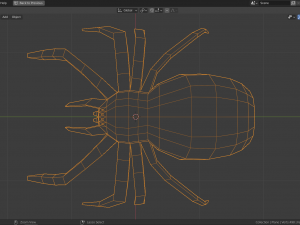 low-poly spider 3D Model