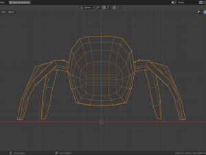 low-poly spider 3D Model