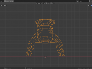 low-poly stag beetle 3D Model