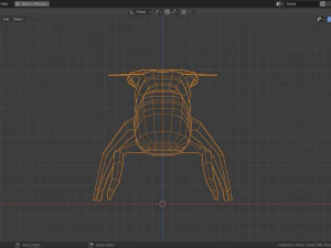 low-poly stag beetle 3D Model