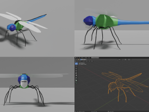 insects pack Modello 3D