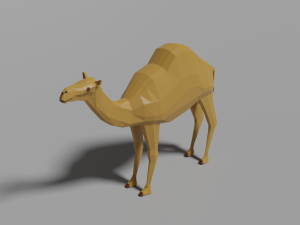 Dromedary 3D Model in Wildlife 3DExport