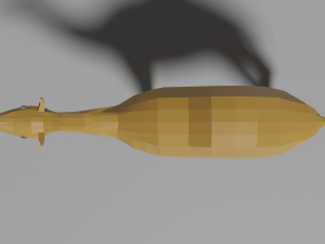 low-poly camel 3D Model