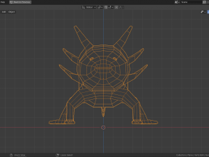 low-poly axolotl 3D Model