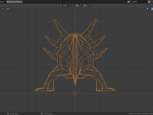 low-poly axolotl 3D Model