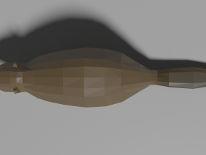 low-poly beaver 3D Model