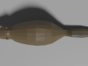 low-poly beaver 3D Model