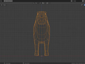 low-poly capybara 3D Model